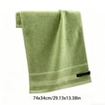 thumbnail image 3 of Extra Large Cotton Bath Towel 29.13"x13.38", Soft Absorbent Quick-Dry Lightweight, Green, 3 of 6