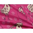 thumbnail image 5 of oneOone Rayon Magenta Fabric Kawai Craft Projects Decor Fabric Printed By The Yard 56 Inch Wide, 5 of 5