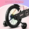 thumbnail image 3 of Lookfly 14" Kids Bike for Boys and Girls with Removable Training Wheels,Children's Cicycle,Pink, 3 of 8