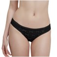 thumbnail image 2 of Kmdttou Period Underwear for Women Sexy Lace High Cut Panties Comfort Bikini Panty Stretch Underpants Breathable Ladies Briefs (Regular & Plus Size) Black-L, 2 of 4