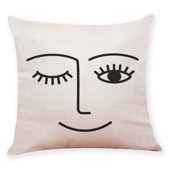 zttd home decor cushion cover black and white style throw pillowcase pillow covers a