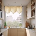 thumbnail image 5 of Triangle Valance Curtains for Living Room,Lace Valances for Windows,Rod Pocket Farmhouse Window Valance,Trim Tassel Voile Curtain Valance for Bedroom,Curtains Short Curtains,Triangular Curtains, 5 of 8