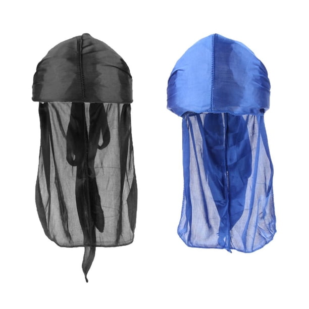 2 Piezas Headwear Scarf Bandana Turban + Azul Real Sunnimix Sombreros de moda para hombres y mujeres