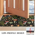 thumbnail image 3 of Mushroom Plant Crystal Velvet Nonslip Floor Mat, Entryway Doormat Durable Low-Profile Mat Home Decor, Rug Washable Kitchen Bathroom Laundry Bedroom Living Room Door Mat 30x17in, 3 of 7