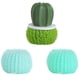 thumbnail image 2 of Cepillo de acero inoxidable para fregar ollas • Mango de 3,54" • Degradado verde amarillo • Reutilizable y apto para lavavajillas • Paquete de 1, 2 of 6