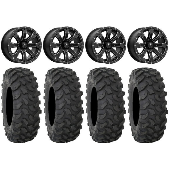 MSA Bounty 15" Wheels Black 32" XTR370 Tires Sportsman RZR Ranger
