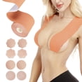thumbnail image 1 of SAYFUT Nipple Cover, Non-woven Sticky Bra, Lift Tape Invisible Women's Pasties Nipple Cover, 1 of 8