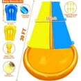 thumbnail image 3 of Tobogán acuático iGeekid de 9 m con rociador para niños y adultos con Acc, 3 of 6