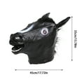 thumbnail image 3 of BotaniNest Tête de Cheval Réaliste en Latex Intégrale pour Fêtes et Jeux de Rôle, 3 of 4