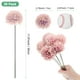 thumbnail image 3 of Uxcell Flores de Bola de Crisantemo Artificial, Ramos de Seda de Hortensia Falsos para el Hogar/Boda Rosa Otoñal 30 Pack, 3 of 7