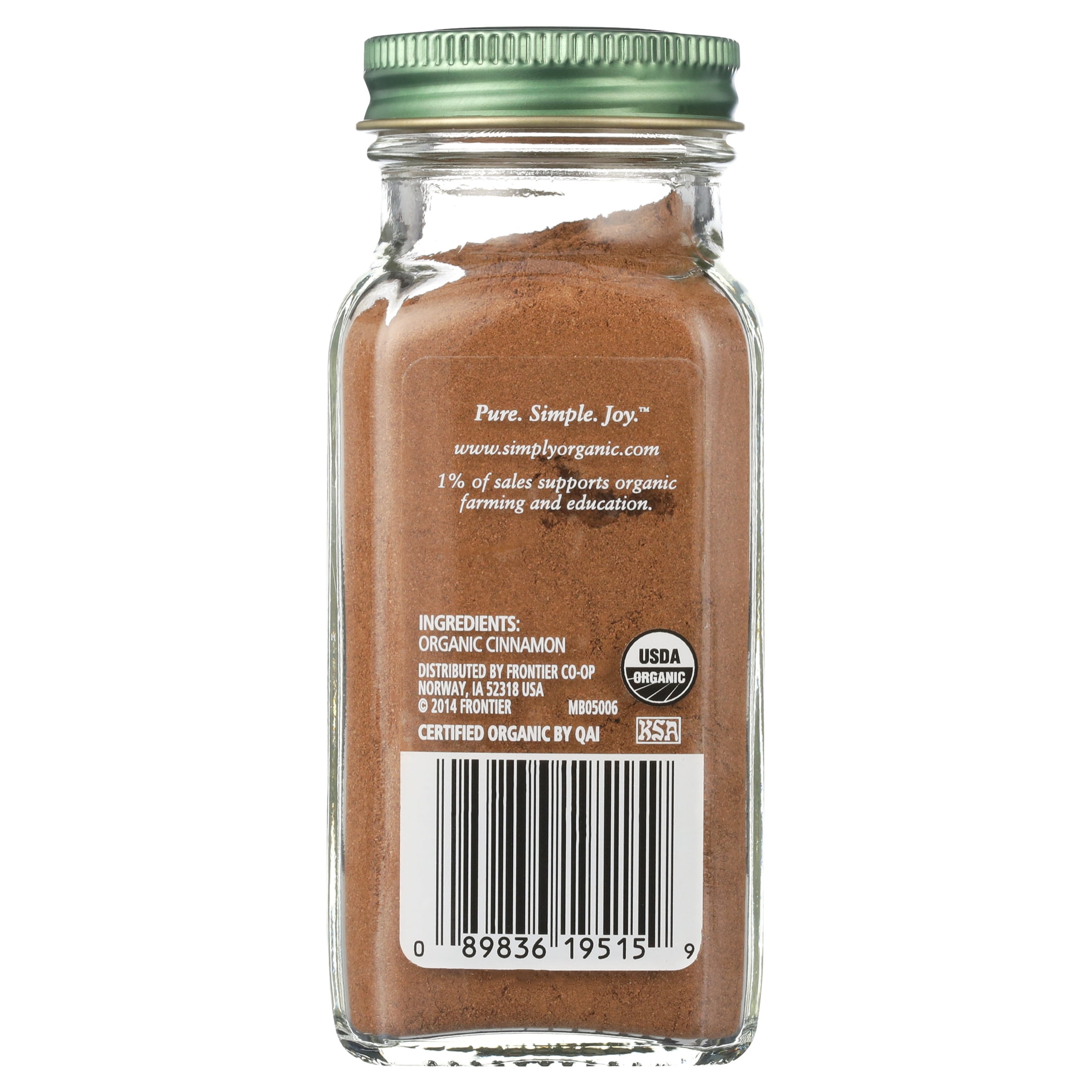 (6 Pack)Simply Organic Ceylon Cinnamon Ground Certified Organic, 2.08 oz.