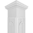 thumbnail image 4 of Ekena Millwork 8"W x 8'H Craftsman Classic Square Non-Tapered Calico Fretwork Column w/ Tuscan Capital & Tuscan Base, 4 of 8
