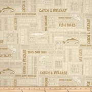 Old Guys Rule - Natural - Fish - Letters - Outdoors - Robert Kaufman - AOD-16700-14