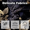 thumbnail image 3 of Crow Stylish Velvet Throw Pillow Covers Set of 2 with Unique Patterns for Bed Pillow - 16x16, 18x18, 20x20 Inches for Various Occasions, 3 of 6