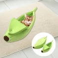 thumbnail image 2 of Cama para mascotas tipo plátano, cálida y cómoda, para perros pequeños, gatos y chinchillas, 2 of 3