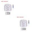 thumbnail image 2 of Matsuzay USB LED Home Office Garden Impermeable Control remoto Temporizador Lámpara Cadena 5m 50LEDs Blanco cálido Type8 NO8, 2 of 6