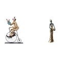thumbnail image 1 of Figuras de payasos,Estatua de payaso,escultura,adorno de mesa,Colección de estatuillas de payasos adorables,Figura de mujer africana,Estatua artesanal de una dama tribal africana,hecha a, 1 of 8