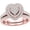 14K Rose Gold-Plated, variant on Women's Heart Stacking Ring 14K Gold Plated with White Cubic Zirconia for Everyday Wear Size 9 Gift Boxed