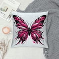 thumbnail image 2 of Butterfly Pillowcase, Animal Theme Cushion Cover， Throw Pillow Covers for Living Room, Bedroom, Dormitory,College, Sofa Couch &amp; Bed, Home &amp; Office Decoration-A30, 2 of 5