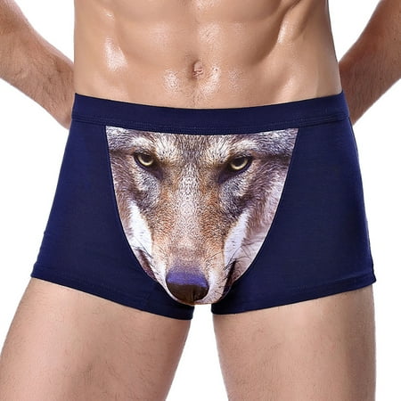 

eczipvz Men s Underwear Men s Underwear Boxer Briefs Pack Moisture-Wicking Performance Stretch Cotton Trunks and Long Leg Blue