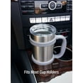 thumbnail image 5 of F-32 Handle - 19 COLORS - 20oz or 30oz size available - Compatible with YETI, BEAST, OZARK TRAIL, RTIC (PREVIOUS DESIGN) and More Tumbler Travel Mug - BPA FREE (20OZ, ZEN GRAY), 5 of 5