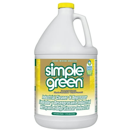 Simple Green Industrial Cleaner and Degreaser, Lemon Scent, 128 Fluid Ounce