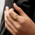 thumbnail image 2 of Ross-Simons 14kt Yellow Gold Double Love Knot Ring, Women's, Adult, 2 of 6