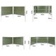thumbnail image 3 of Parabrisas Estufa al aire libre parabrisas cocina de Camping parabrisas cocina plegable estufa pantalla de viento, 3 of 8
