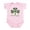 Petal Pink, variant on CafePress - Armagh Shamrock Infant Bodysuit - Baby Light Bodysuit, Size Newborn - 24 Months