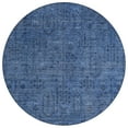 thumbnail image 2 of Addison Rugs Chantille Indoor/Outdoor Transitional Southwest Navy Washable Round Rug, 8' x 8', 2 of 6
