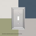 thumbnail image 6 of Franklin Brass W35070V-SN-C Classic Lace Single Switch Wall Plate, Switch Plate & Cover - Satin Nickel - Pack of 3, 6 of 11