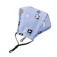 thumbnail image 3 of tamizeot Children Mask Filter Cartoon Cotton Mouth Face Cover Filters Accessory 2pcs Little cloud 1Set, 3 of 5