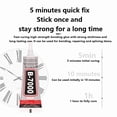 thumbnail image 6 of 6 Count 110ml B7000 Clear Multi-Purpose Industrial Adhesive, Heavy Duty Glue for Rhinestones, Crafts, Jewelry, Glass, Wood, Phone Repair and Stone Connection, 6 of 8