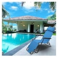 WANCQ Outdoor Lounge Chair Folding Reclining Sleep Bed Patio Chaise