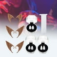thumbnail image 3 of Accesorios de disfraz con orejas de , accesorios de disfraz de , accesorios de , vestido de oreja de látex de duende café Baoblaze Oreja de elfo de Halloween, 3 of 7
