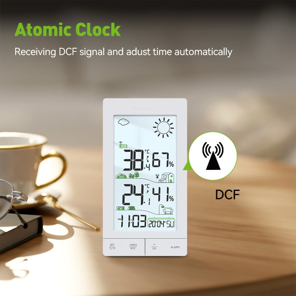 Advanced Weather Stations touch screens Thermometers Hygrometer Weather Forecasters for Home & Garden Monitorin