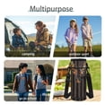 thumbnail image 6 of Yspwyqan Boys Backpack Set Ages 8-15, Vintage Distressed Deer USA Flag School Backpack Set with Lunch Box and Pencil Case, 17" Double Zip Casual Daypack for High School Back to School, 6 of 7