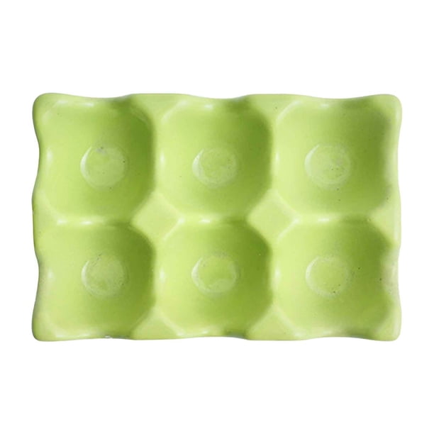 Bandeja para huevos de cerámica para el hogar, estilo escandinavo, para cocina, refrigerador, caja de almacenamiento para huevos frescos