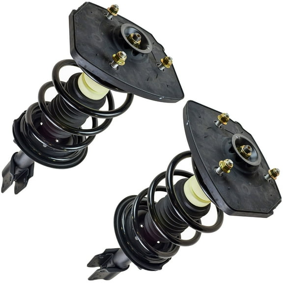 TRQ Rear Strut & Coil Spring Assembly Set Driver & Passenger Sides Fits Select 00-11 Chevrolet Impala 98-02 Oldsmobile Intrigue