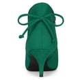 thumbnail image 3 of Unique Bargains Women's Pointy Toe Kitten Heel Ankle Booties, 3 of 6