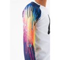 thumbnail image 4 of Hype - Camiseta Watercolour Drips Escritura de Manga Larga Niños (Blanco, Azul), 4 of 4