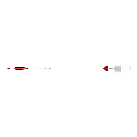 Foam Tipped Arrow - 30" - White Arrowshaft