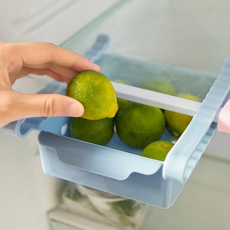 Marvel Refrigerator Drawers - Slide Refrigerator Space Saver Organizer Freezer Storage Box Shelf Holder Drawer