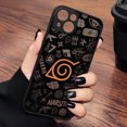 thumbnail image 3 of Funda de teléfono de Anime para Cool-N-Narutos iPhone 16 15 14 13 12 11 Mini Pro Max X XR XSMax 7 8 Plus, funda trasera transparente mate, 3 of 5