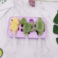 thumbnail image 6 of 3 Cells Dinosaur Shape Ice for Pop Moulds Ice Cream Moulds Silicone Ice Cream Ma, 6 of 15