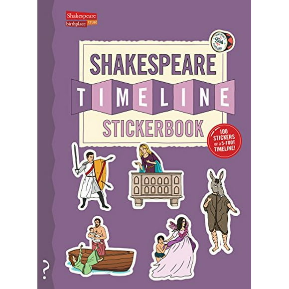 Le Carnet d'Autocollants de la Chronologie Shakespeare: Voir Toutes les Pièces de Shakespeare Jouées à la Fois dans le Théâtre du Globe!