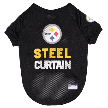 Black Pittsburgh Steelers Raglan Pet Jersey