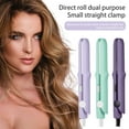 thumbnail image 3 of ZenCart Mini Dual Purpose Curling Iron 2-In-1 Curling Wand Flat Iron Hair Straightener Curler Fast Heating Portable Travel Women Short Long Hair Styling Tools, 3 of 8