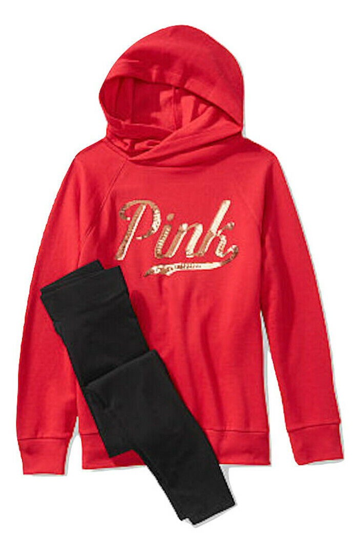 victoria's secret sweatshirt and leggings set