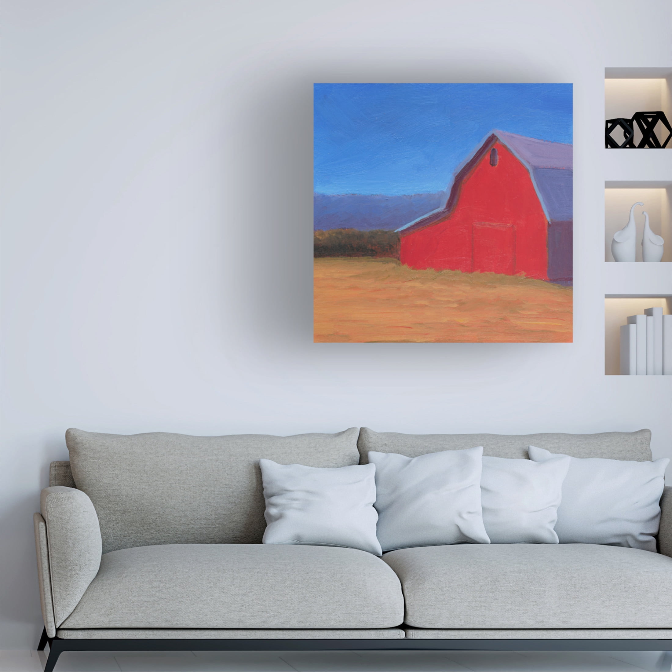 Trademark Fine Art Carol Young  Homestead Barn III Canvas Wall Art